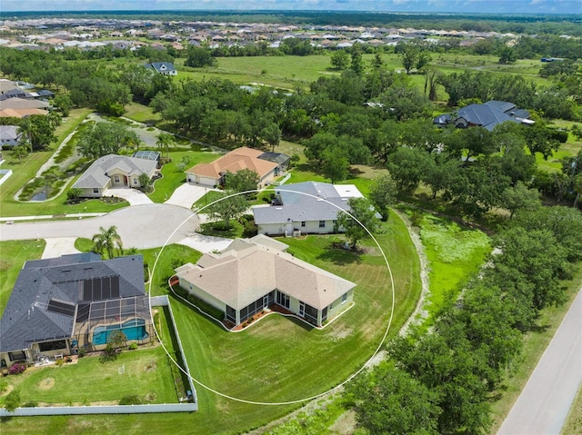 9106 Yarberry St, Sarasota, FL 34240 - bird's eye view with a residential view