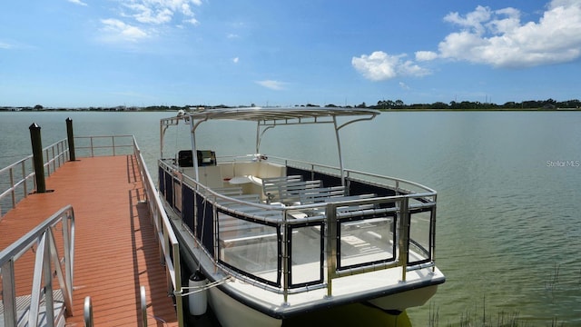 7889 Mainsail Ln, Sarasota, FL 34240 - dock featuring a water view