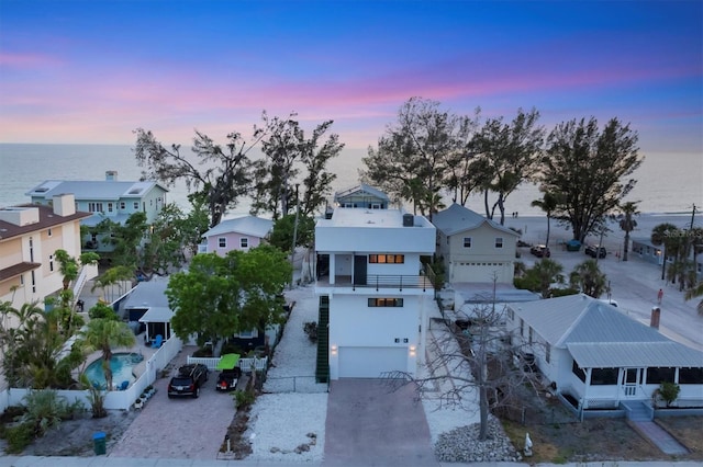 2918 Avenue Ave E, Holmes Beach, FL 34217 - aerial view at dusk of a water view and a residential view