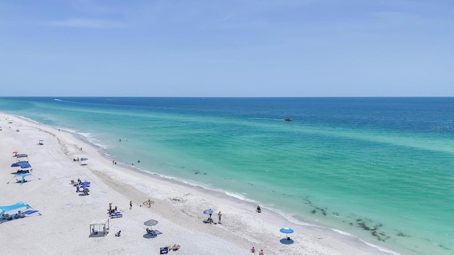 2918 Avenue Ave E, Holmes Beach, FL 34217 - water view featuring local beach