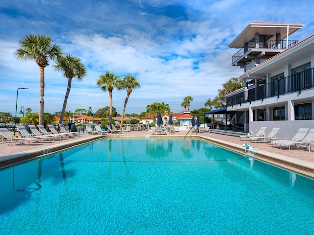 community pool featuring a patio