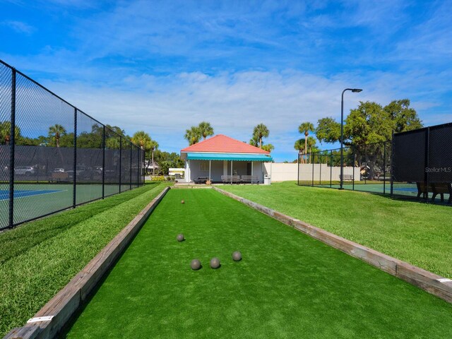 172 Sea Anchor Dr, Osprey, FL 34229 - view of community with a bocce ball area and a tennis court