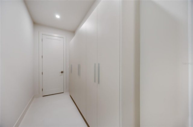 2596 Floyd St, Sarasota, FL 34239 - corridor featuring recessed lighting