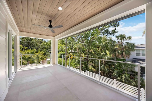 2596 Floyd St, Sarasota, FL 34239 - balcony featuring ceiling fan