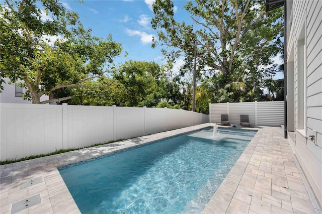 2596 Floyd St, Sarasota, FL 34239 - view of swimming pool with a fenced backyard