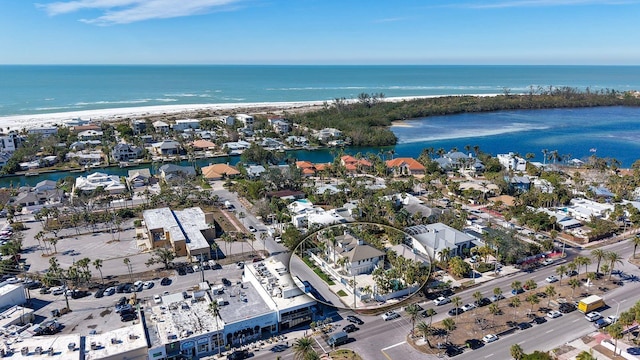 345 Madison Dr, Sarasota, FL 34236 - drone / aerial view with a water view and a residential view