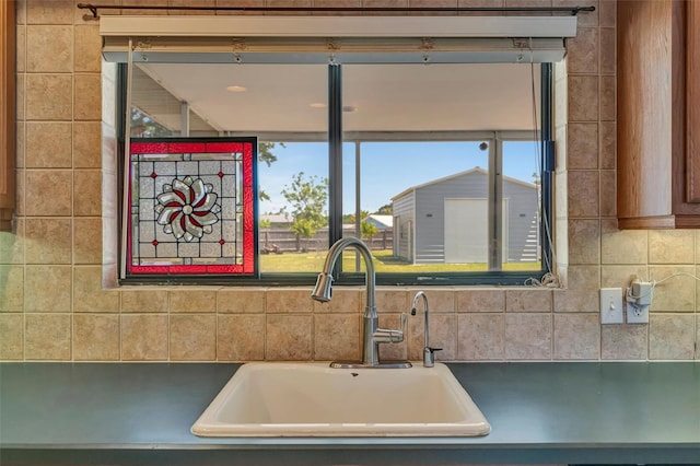 kitchen with a sink
