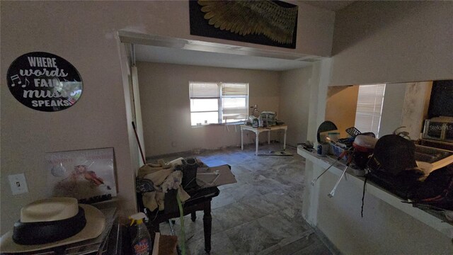 view of dining room