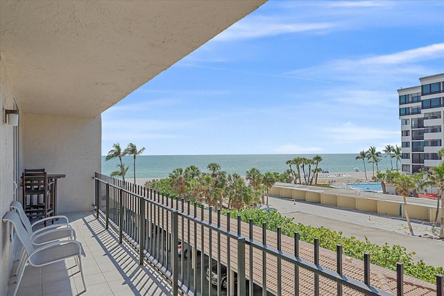 1212 Benjamin Franklin Dr Unit 306, Sarasota, FL 34236 - balcony featuring a water view