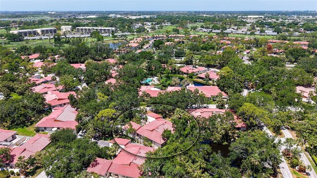 3605 Quail Hollow Ln, Bradenton, FL 34210 - drone / aerial view with a residential view