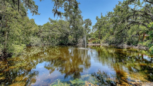 3605 Quail Hollow Ln, Bradenton, FL 34210 - view of water feature with a forest view