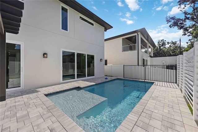2590 Floyd St, Sarasota, FL 34239 - view of swimming pool with a patio area and fence