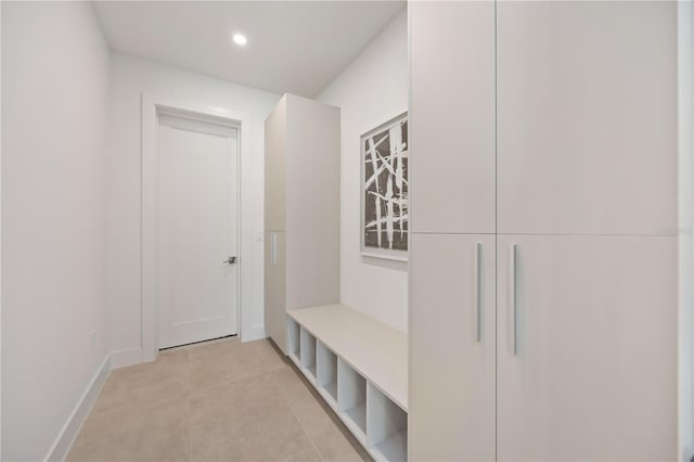 2590 Floyd St, Sarasota, FL 34239 - mudroom with baseboards and recessed lighting