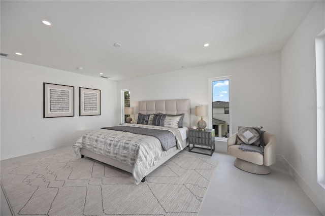 2590 Floyd St, Sarasota, FL 34239 - bedroom featuring recessed lighting and baseboards