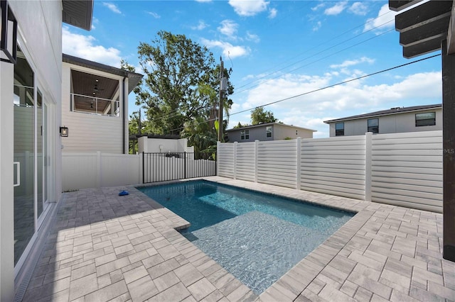2590 Floyd St, Sarasota, FL 34239 - view of swimming pool featuring a patio area and a fenced backyard
