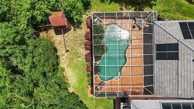 drone / aerial view