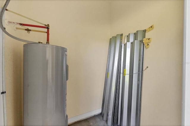 utilities featuring electric water heater