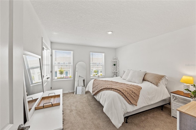 8545 Daybreak St, Sarasota, FL 34241 - bedroom featuring baseboards, carpet flooring, and a textured ceiling