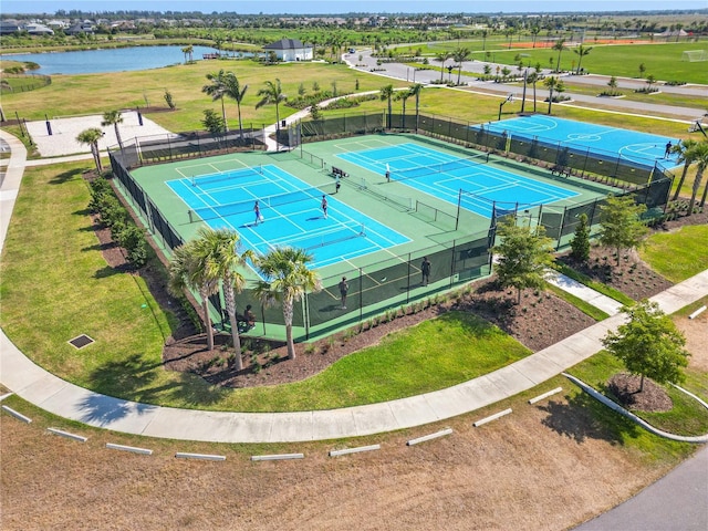 8545 Daybreak St, Sarasota, FL 34241 - bird's eye view featuring a water view
