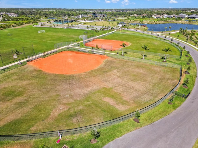 8545 Daybreak St, Sarasota, FL 34241 - birds eye view of property featuring a water view