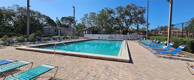 4415 45th Ave W Unit 203, Bradenton, FL 34210 - community pool with a patio area and fence