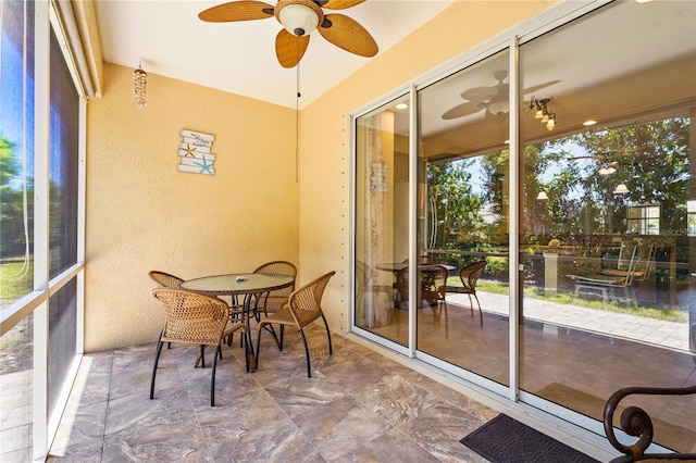 27243 Ipswich Dr, Englewood, FL 34223 - sunroom / solarium with ceiling fan