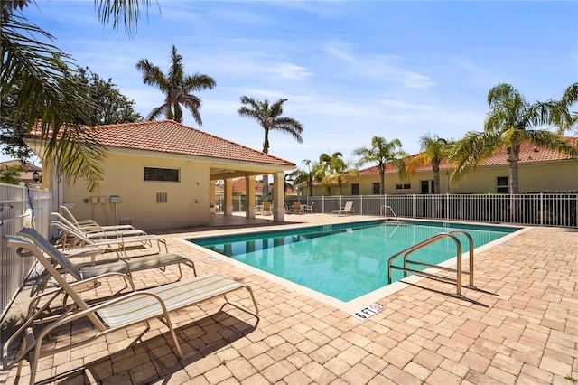 27243 Ipswich Dr, Englewood, FL 34223 - pool with a patio and fence