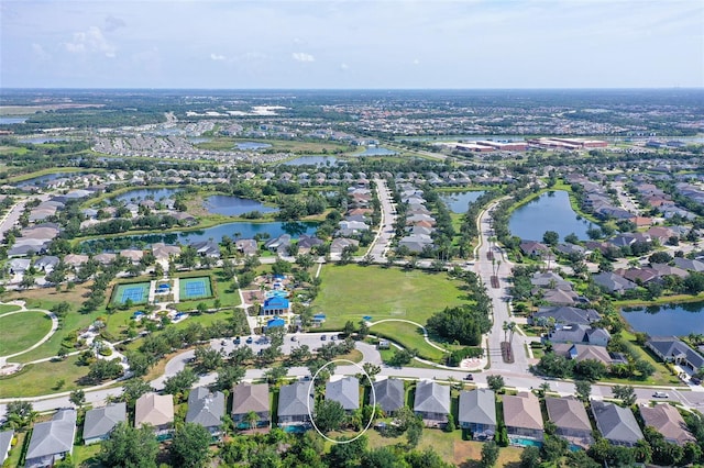 12133 Forest Park Cir, Bradenton, FL 34211 - aerial view of property's location featuring a nearby body of water and nearby suburban area
