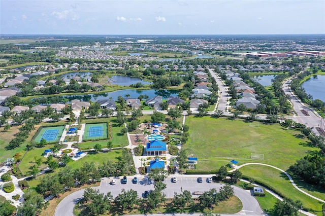 12133 Forest Park Cir, Bradenton, FL 34211 - aerial view of residential area featuring a nearby body of water