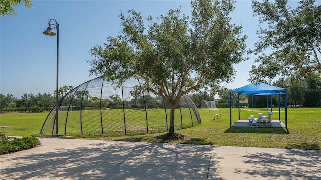 12133 Forest Park Cir, Bradenton, FL 34211 - view of property's community with a sport area and a gazebo