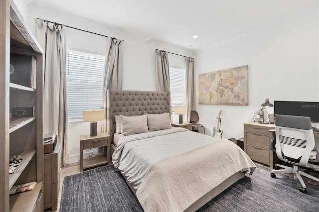 8195 Redonda Loop, Lakewood Ranch, FL 34202 - bedroom with recessed lighting and wood finished floors