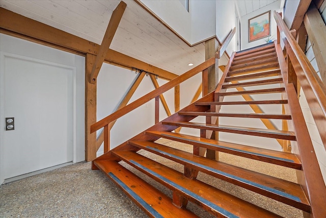 view of stairs