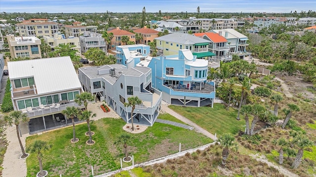 aerial view of residential area