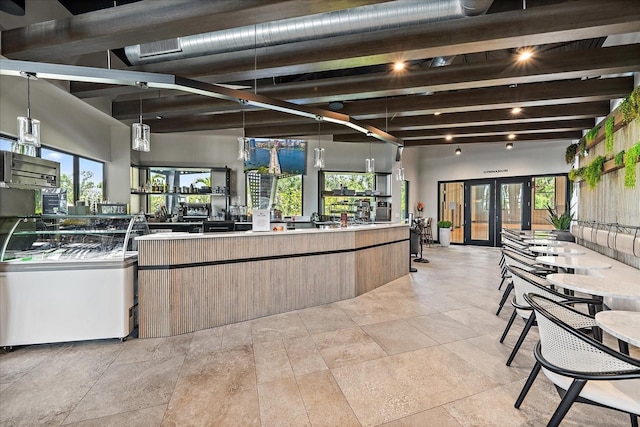 welcome area featuring visible vents