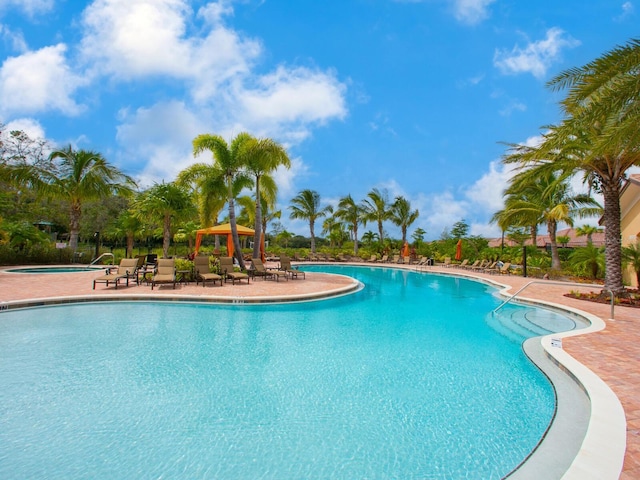 2525 Vaccaro Dr, Sarasota, FL 34231 - community pool featuring a patio