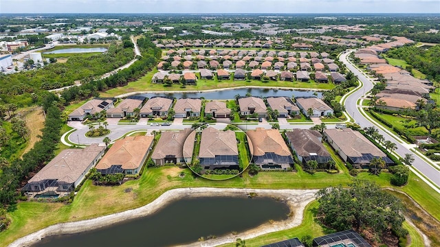 8713 Mangilli Rd, Sarasota, FL 34238 - aerial view of residential area with a large body of water