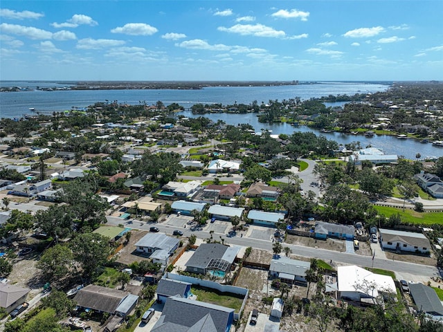 1112 65th St NW, Bradenton, FL 34209 - drone / aerial view with a water view and a residential view