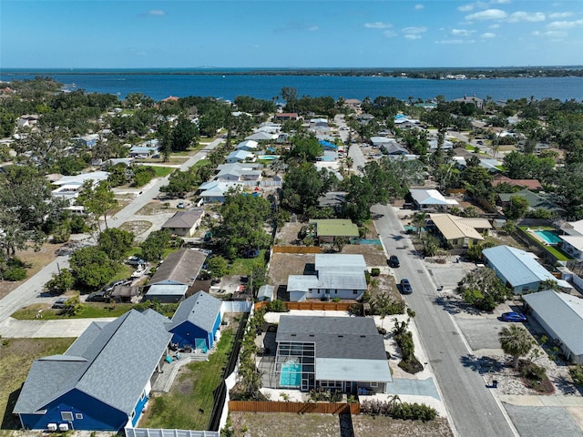 1112 65th St NW, Bradenton, FL 34209 - bird's eye view featuring a residential view and a water view
