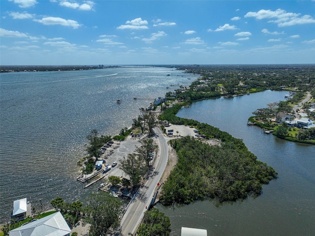 1112 65th St NW, Bradenton, FL 34209 - birds eye view of property featuring a water view
