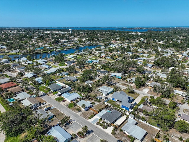1112 65th St NW, Bradenton, FL 34209 - bird's eye view with a water view and a residential view