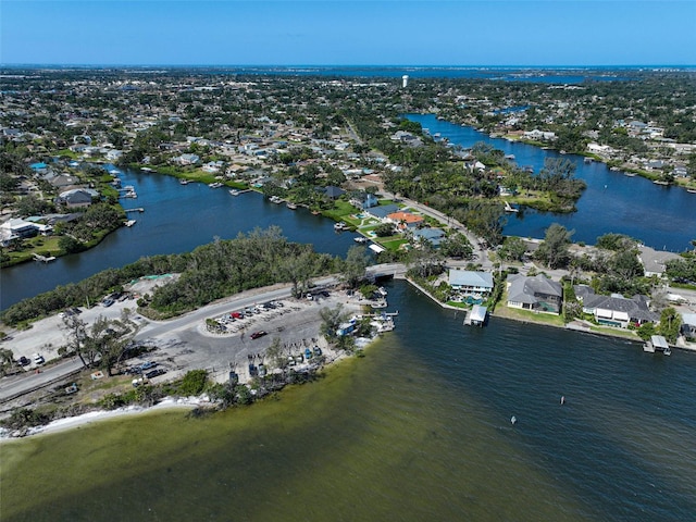 1112 65th St NW, Bradenton, FL 34209 - drone / aerial view with a residential view and a water view
