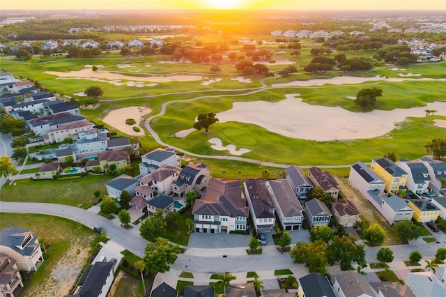 1514 Corolla Ct, Reunion, FL 34747 - aerial perspective of suburban area with a golf club