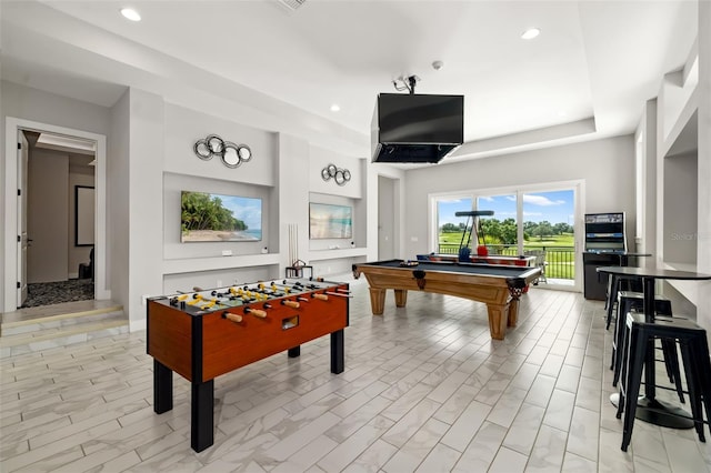1514 Corolla Ct, Reunion, FL 34747 - playroom featuring billiards table and recessed lighting