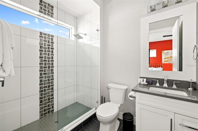 1514 Corolla Ct, Reunion, FL 34747 - bathroom with a shower stall, toilet, and vanity