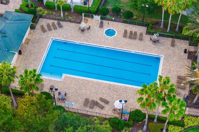 1514 Corolla Ct, Reunion, FL 34747 - view of pool featuring fence