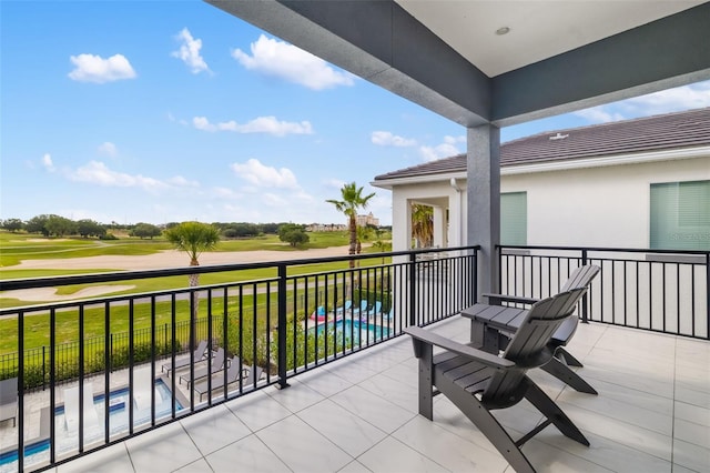 1514 Corolla Ct, Reunion, FL 34747 - balcony with view of golf course and view of pool