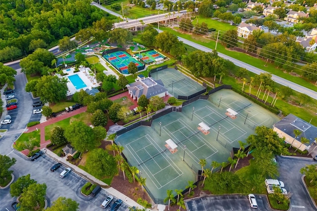 1514 Corolla Ct, Reunion, FL 34747 - aerial view of a pool area