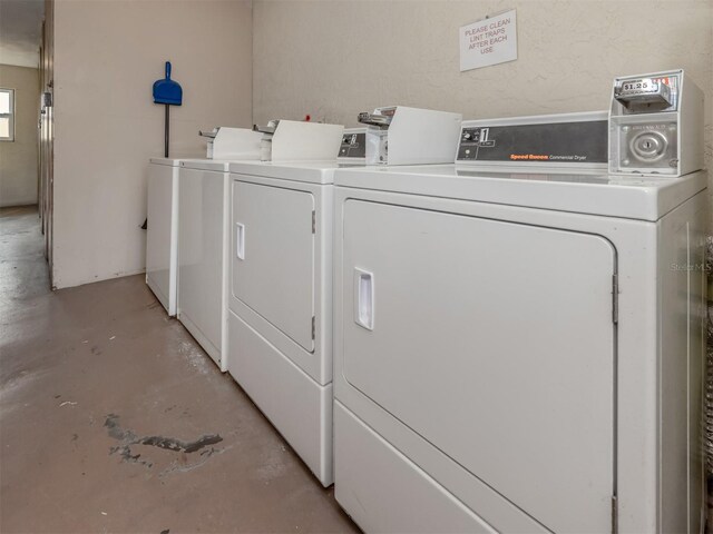 340 Base Ave E Unit 314, Venice, FL 34285 - common laundry area with washer and dryer