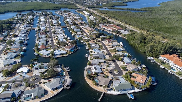 10108 Kingfisher Rd E, Bradenton, FL 34209 - aerial view of property and surrounding area with a nearby body of water and nearby suburban area