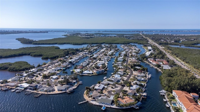 10108 Kingfisher Rd E, Bradenton, FL 34209 - aerial view of residential area featuring a nearby body of water